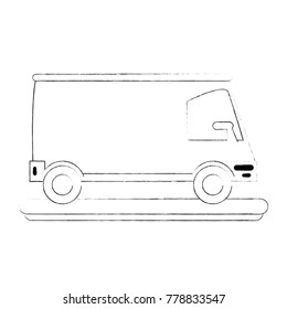 Delivery van vehicle