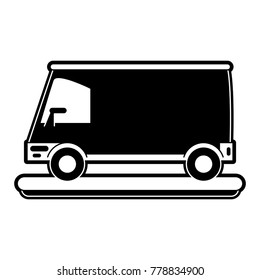 Delivery van vehicle