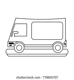 Delivery van vehicle