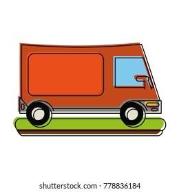Delivery van vehicle