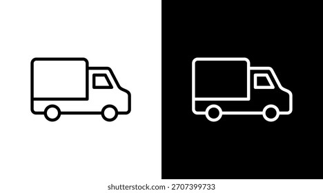 Diseño de conjunto de iconos de Van White