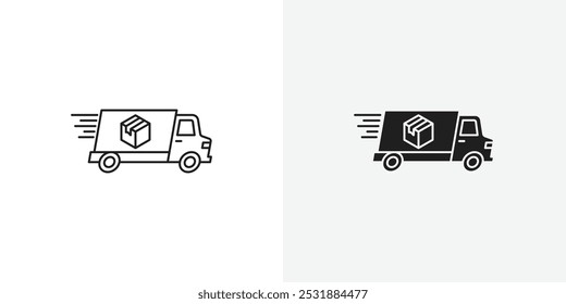 Delivery vecor icon set. Stock vector illustrator. EPS 10