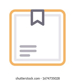 delivery vector color line icon 