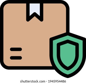 delivery vector color line icon
