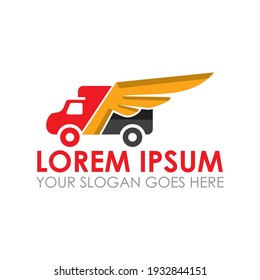 vector de entrega, logotipo de envío expreso