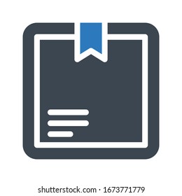 delivery vector glyph color icon 