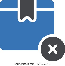 delivery vector glyph color icon