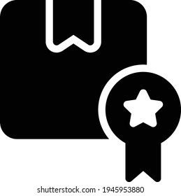 delivery vector glyph flat icon