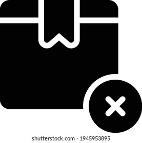 icono plano de glifo vector de entrega