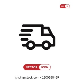 Delivery vector icon