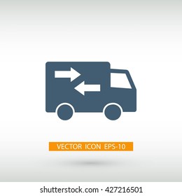 delivery vector icon