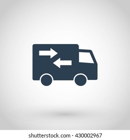 delivery vector icon