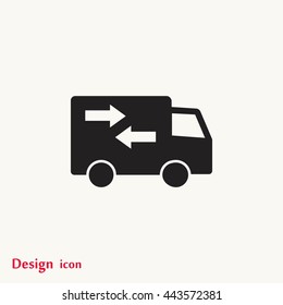 delivery vector icon