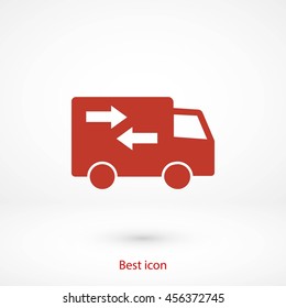 delivery vector icon