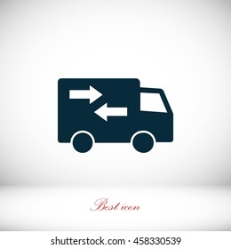 delivery vector icon