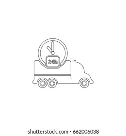 Delivery vector icon.