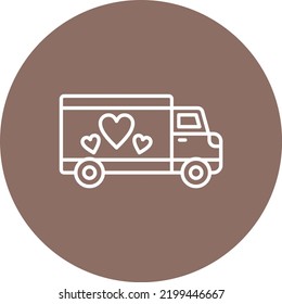 Delivery vector icon. Can be used for printing, mobile and web applications.