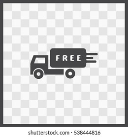 Delivery vector icon. Isolated illustration. Business picture.