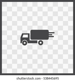 Delivery vector icon. Isolated illustration. Business picture.