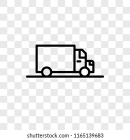 Delivery vector icon isolated on transparent background, Delivery logo concept