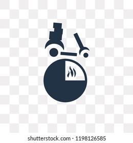 Delivery vector icon isolated on transparent background, Delivery transparency concept can be used web and mobile