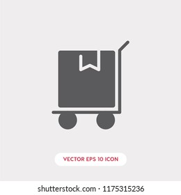 Delivery vector icon, purchase symbol
