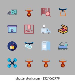 delivery vector icon set