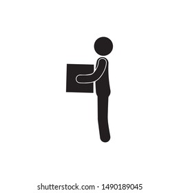 Delivery vector icon. Delivery symbol. Linear style sign for mobile concept and web design. Delivery symbol illustration. Pixel vector graphics - Vector.