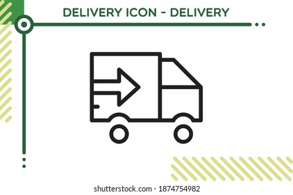 Delivery Vector Icon Truck Delivery