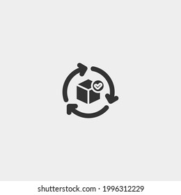 Delivery vector icon for web and design