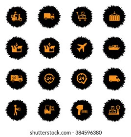Delivery  vector icons for web sites and user interface
