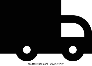 delivery vector illustration isolated on a transparent background. glyph vector icons for concept or web graphics.