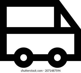 delivery Vector illustration on a transparent background. Premium quality symbols. Stroke vector icon for concept and graphic design.
