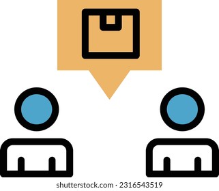 ilustración vectorial de entrega en un fondo transparente. Símbolos de calidad superior. Iconos vectoriales de color de línea para el concepto y el diseño gráfico.