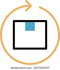 ilustración vectorial de entrega en un fondo transparente. Símbolos de calidad superior. Iconos vectoriales de color de línea para el concepto y el diseño gráfico.