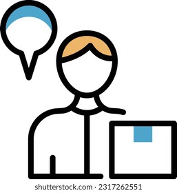 ilustración vectorial de entrega en un fondo transparente. Símbolos de calidad superior. Iconos vectoriales de color de línea para el concepto y el diseño gráfico.