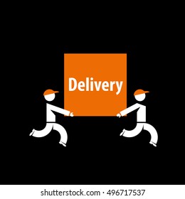 delivery vector logo