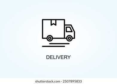 Delivery Vector Or Logo Sign Symbol Illustration