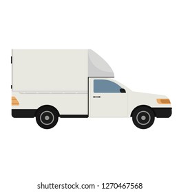 Delivery vehicles vector. free space for text. wallpaper.