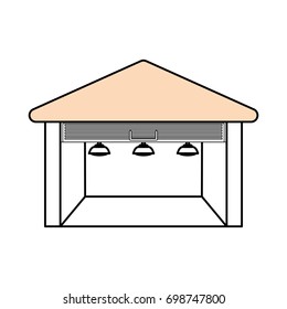 Delivery warehouse building