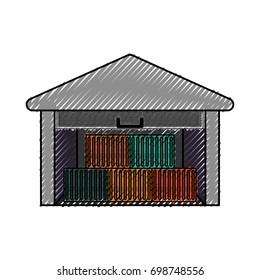 Delivery warehouse building
