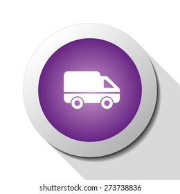 Delivery, web icon. Vector design