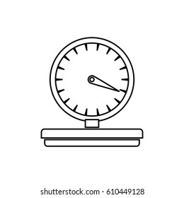 delivery weight scale icon vector illustration graphic design