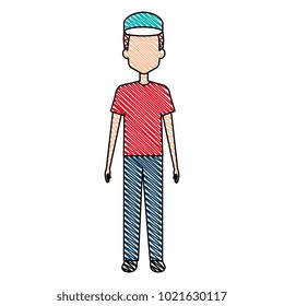 delivery worker avatar character
