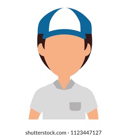 delivery worker avatar character