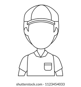 delivery worker avatar character