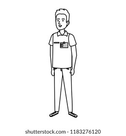 delivery worker avatar character