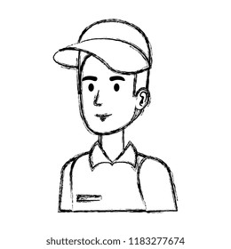 delivery worker avatar character