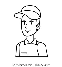 delivery worker avatar character