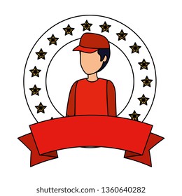delivery worker avatar character
